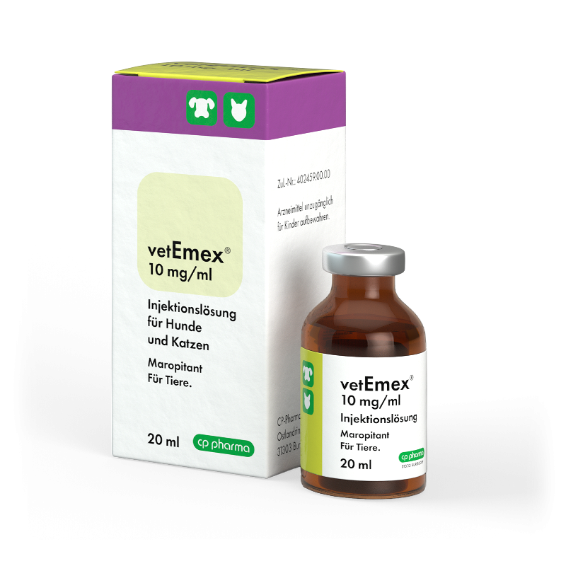 vetEmex 10 mg ml Injektionslösung für Hunde und Katze 20 ml 3254